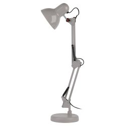 Настольный светильник ЭРА N-214-E27-40W-GY серый | Настольные светильники под лампу