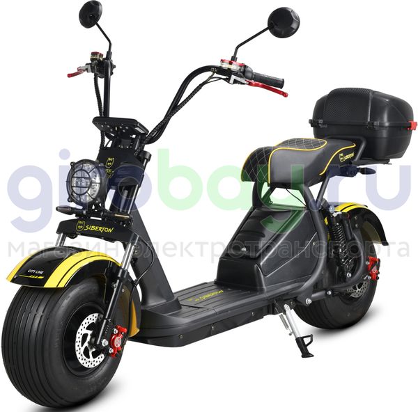 Электроскутер SIBERTON PRO 2000W (60V/21Ah) летние покрышки фото №2