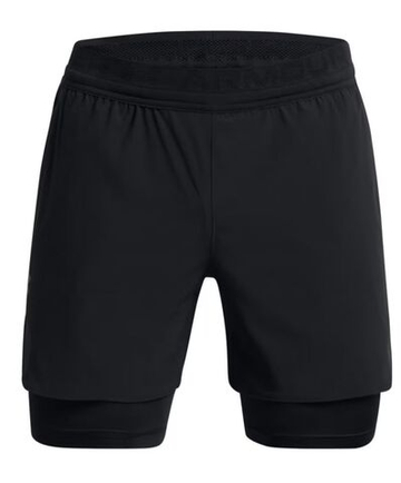 Мужские теннисные шорты Under Armour Vanish Elite 2in1 - черный