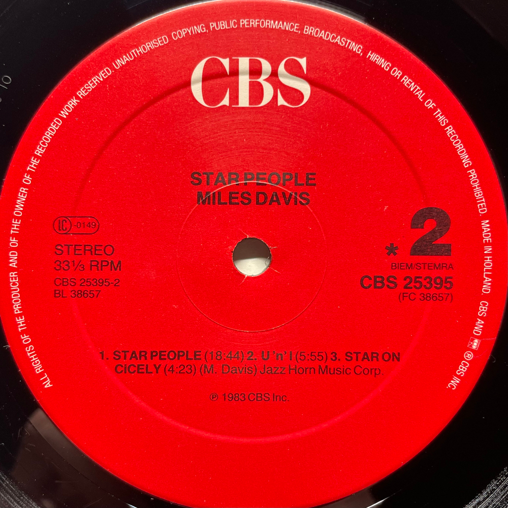 Miles Davis ‎– Star People ( США 1986 г.)