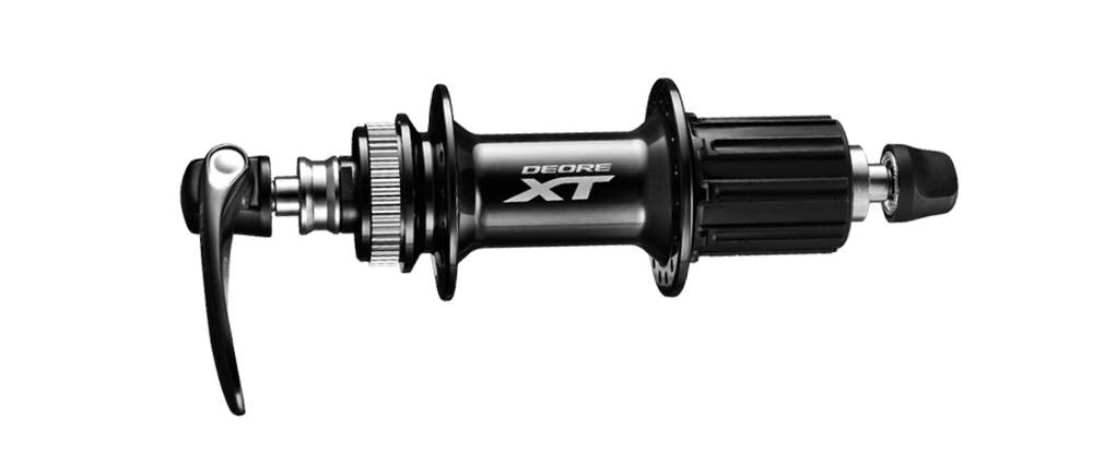 Втулка задняя XT 36 отв, черная, для ДТ Centerlock, 8-11скор, OLD135мм, б/уп.AFHM8000AZA
