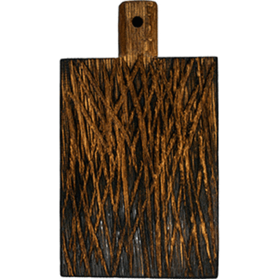 Доска для подачи прямоугольная с ручкой(6.5см);дуб;H=25,L=230,B=170мм