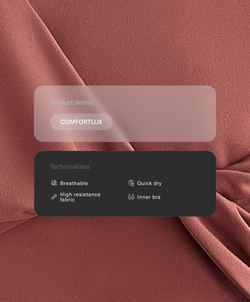 Oysho Топ-майка Comfortlux с перекрестными деталями, линялый махагон