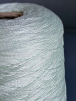 Пряжа Servizi E Seta Celluloid (70% тенсель, 30% мерсеризованная шерсть), 500м/100гр, мятный пломбир