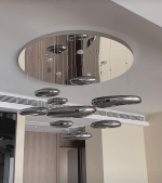 Ceiling design lamp Mercury by Artemide (6 lampshades)