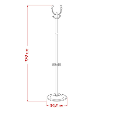 Вешалка напольная Leset Квадро-1
