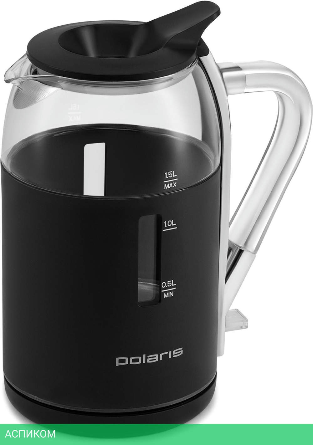 Электрочайник Polaris PWK 1563CGL черный