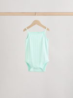 Боди без рукавов для малышей Next E19-734, 5 шт., Сиреневый, Розовый, Мятный, Светло-желтый