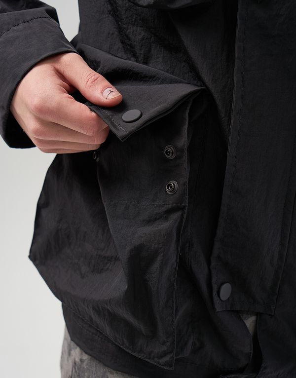 Куртка We Don’t Care Swiss M70 Crinkle Nylon Jacket Black - фото 9