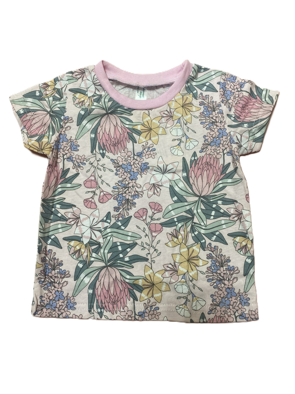 Футболка на девочку из кулирки (100% хлопок) на рост 80 см