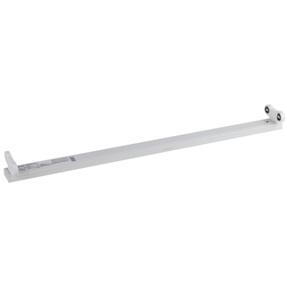 Светильник ЭРА SPO-801-0-002-120 IP20 под 2 светодиодные лампы T8 2xG13 LED 1200мм до 2x40Вт | Линейные светильники IP20 под лампу T8 LED