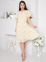 Платье Шифоновая Нимфа (ваниль) Diolche (Акция)