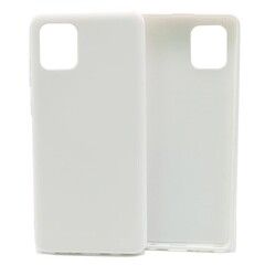 Силиконовый чехол Silicone Cover для Samsung Galaxy Note 10 Lite 2020 (Белый)