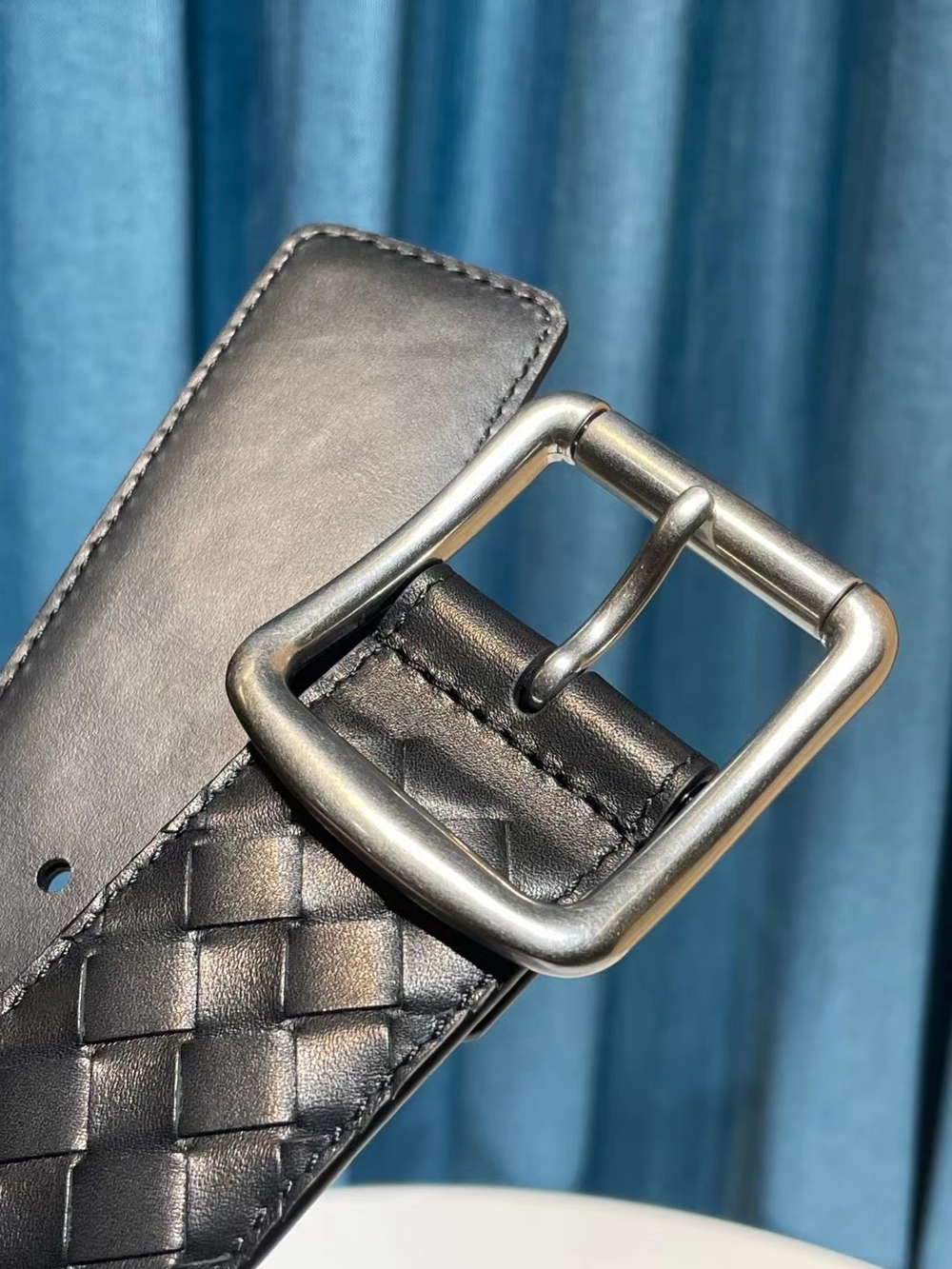 Ремень из мягкой итальянской телячьей кожи