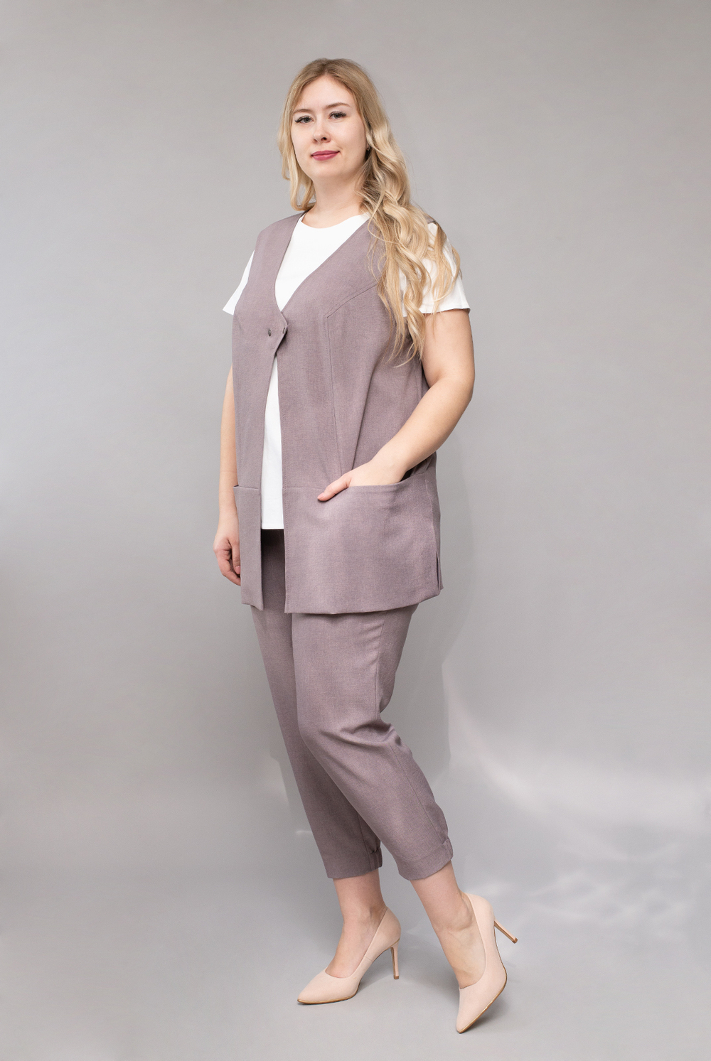 Жилет женский 2807ВП, Камень #259Кам062807ВП