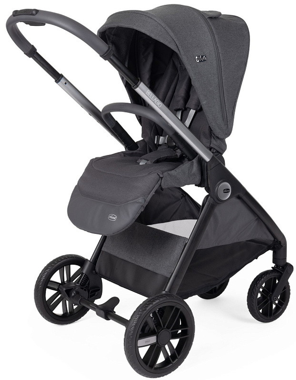 Коляска Chicco Bellagio 3 в 1 с автокреслом Kory Plus Lunar Rock Black Satin