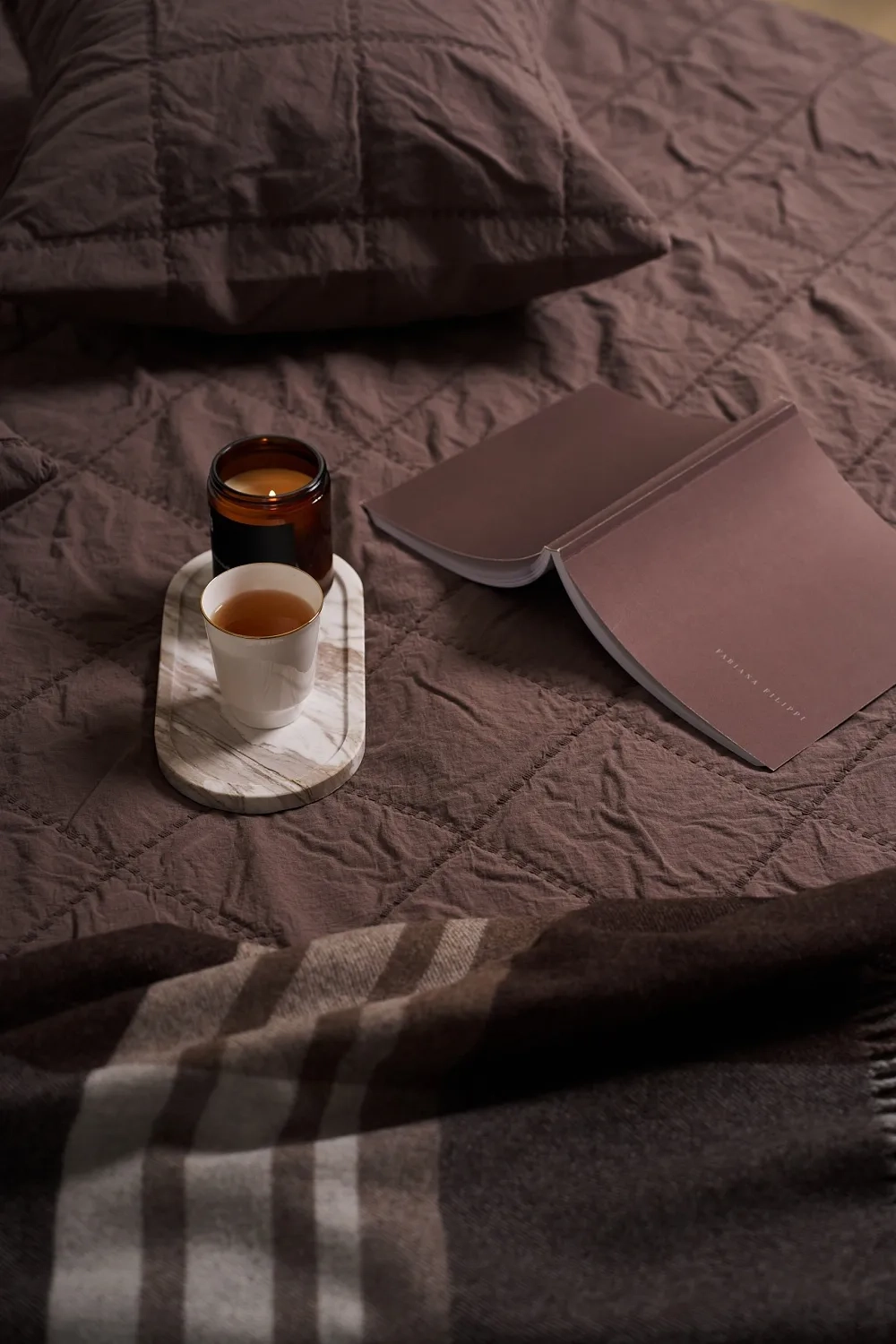 Покрывало Luxberry Кубу Шоколадный