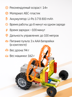gkfescc XYQ-9A | дрон-конструктор и машинка DIY 2-в-1