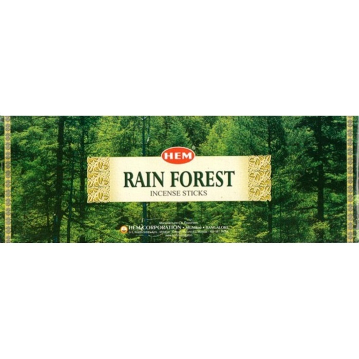 HEM Rain Forest шестигранник Благовоние Дождливый лес (кедр, сосна, кипарис, литсея кубеба)