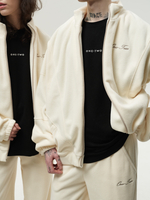 Zip-Up Sweatshirt Cream