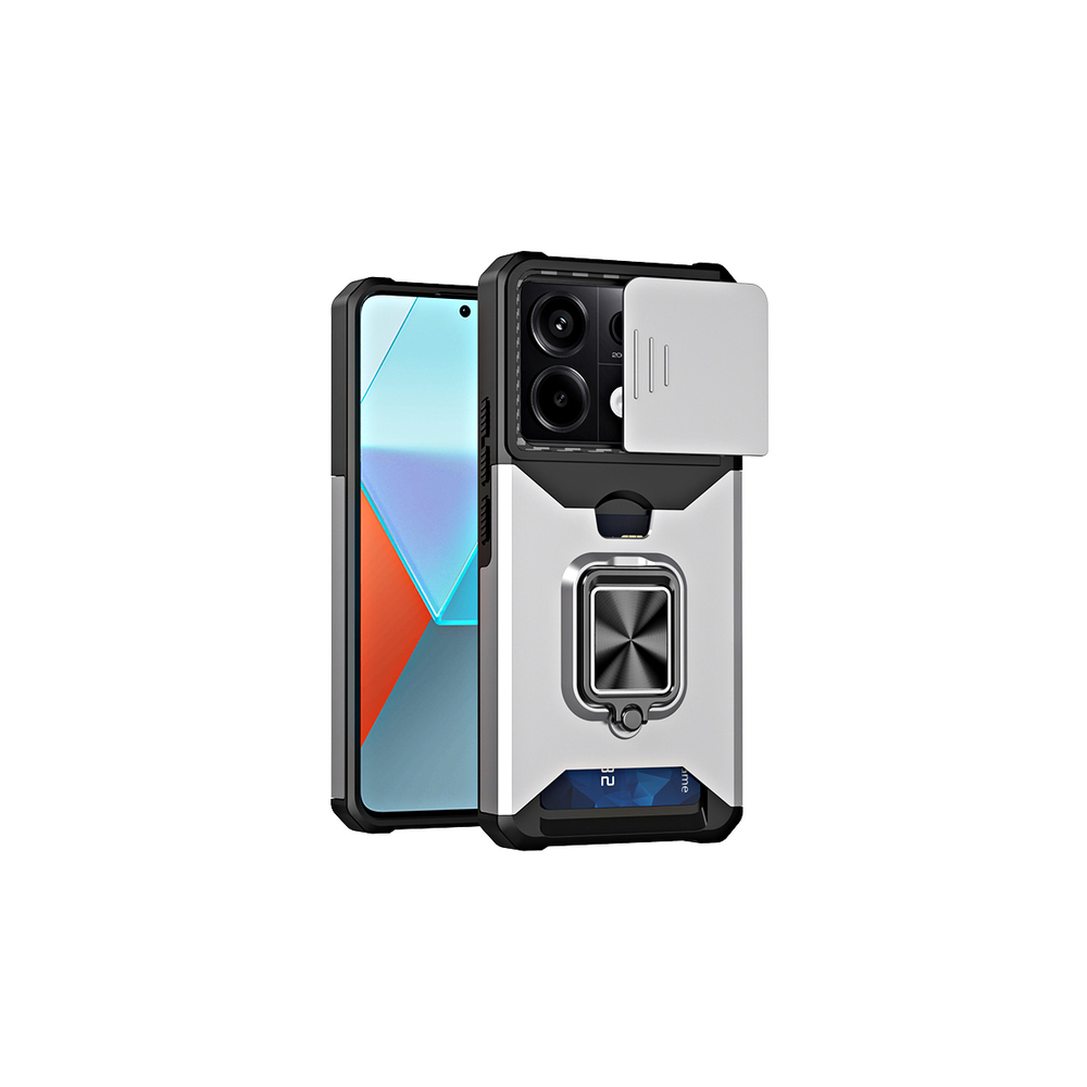 Противоударный чехол Сard Reader Case для Poco X6
