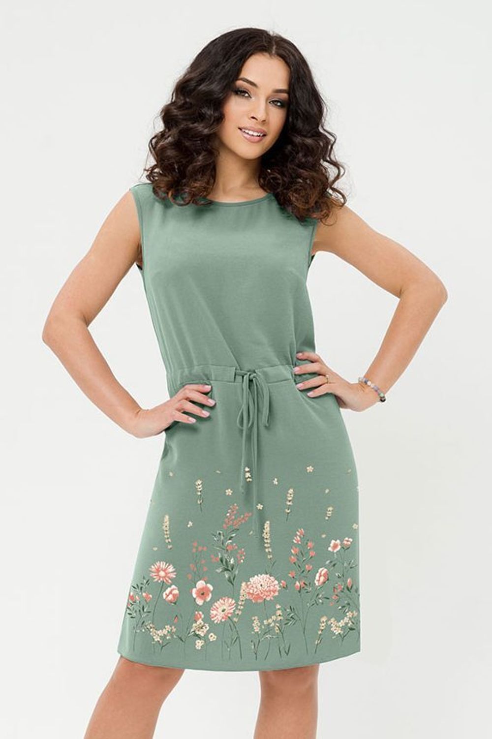 Платье Ирма (46-54) Serenada фисташковый (Акция)