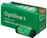 Мешки для мусора Optilinе Особо прочные, 35 литров, черные, 30 штук в рулоне