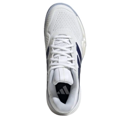 Женские Кроссовки теннисные Adidas Barricade 14 W CL - cloud white/cyber metallic/dark blue