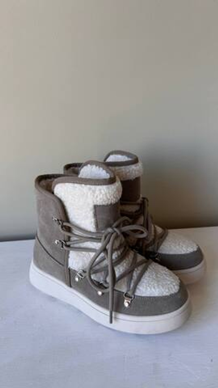 Зимние угги из натуральной замши