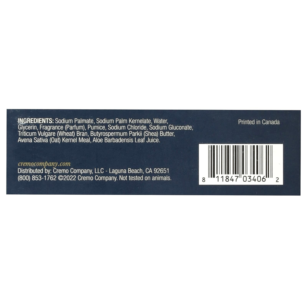 Cremo, Reserve Collection, отшелушивающее мыло для тела, пало санто, 170 г (6 унций)