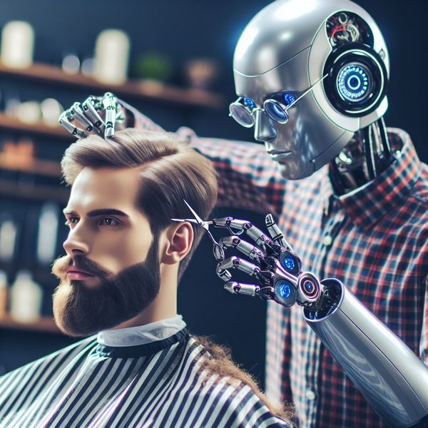 Технологическая революция в парикмахерском искусстве 2025: AI и роботы меняют индустрию