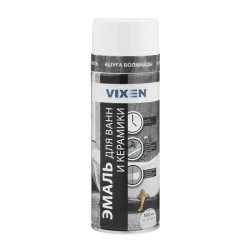 Эмаль для ванн и керамики 520 мл аэрозоль VIXEN, белая VX-55002