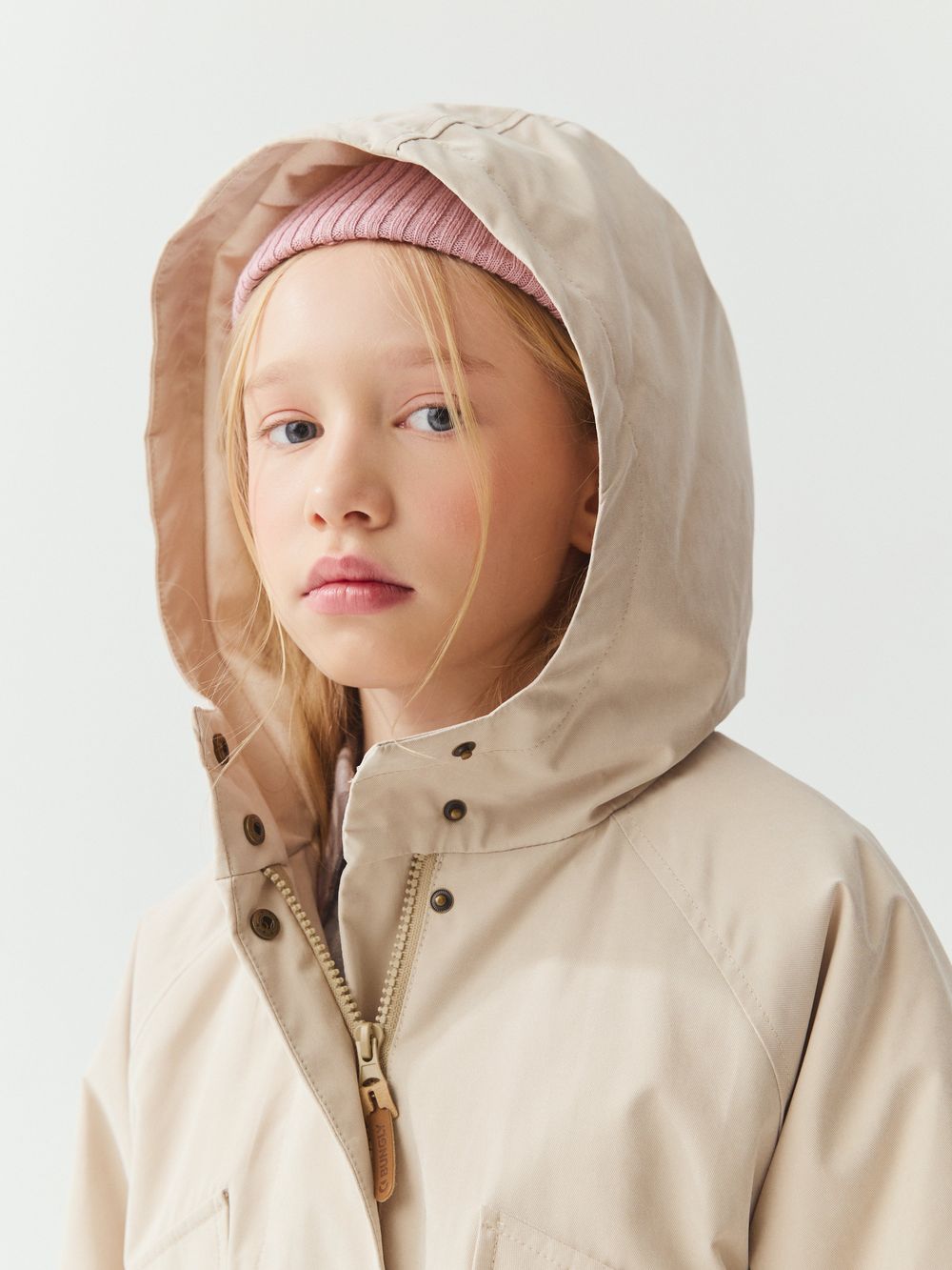 Парка демисезонная "Беж" 7+