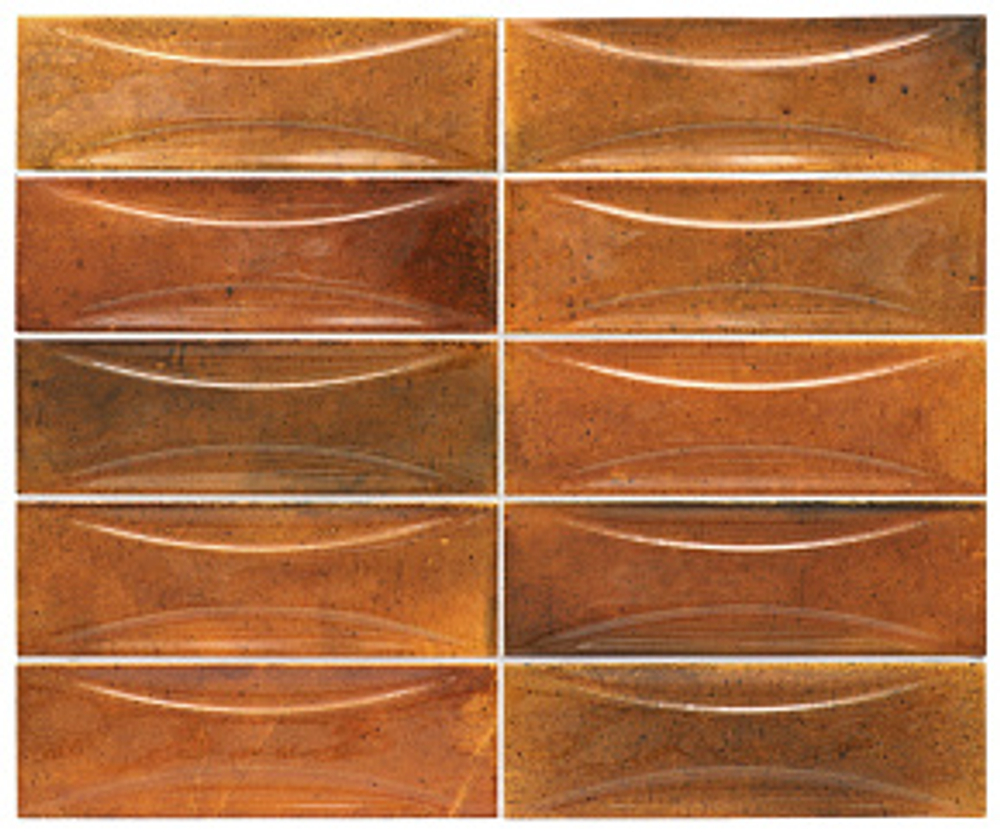 Керамическая плитка для стен EQUIPE HANOI Arco Burnt Red 6,5x20/ЭКИПЕ ХАНОЙ Арко Бурнт Рэд 6,5x20