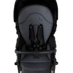 Детская коляска Roan Bass Next Classic d12 2.0 3 в 1 с автокреслом Pituso Santiso Pro Black BNC/85/2 Caviar/Black/руч.Cappuccino