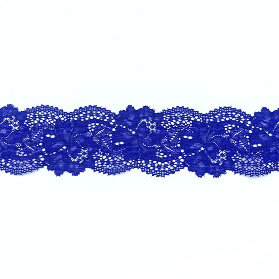 Кружево эластичное ультрамарин яркий 5 см