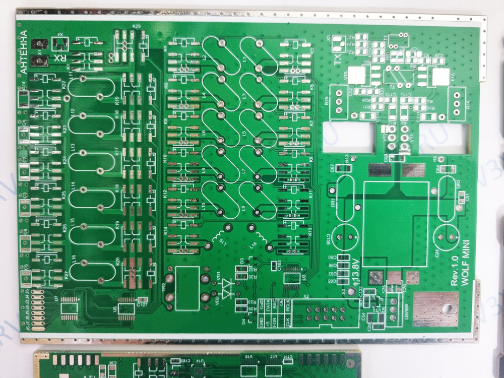 КВ Трансивер WOLF MINI ("ВОЛК МИНИ"). Комплект печатных плат