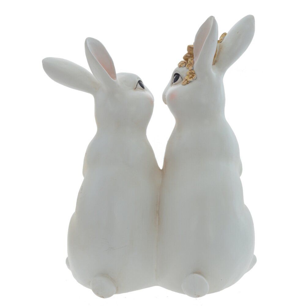 GAEM Фигурка декоративная "Зайцы", L16 W10,5 H21,5 см