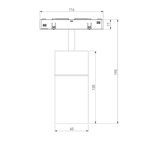 Трековый светодиодный светильник Elektrostandard Slim Magnetic Comfi 85188/01 a066516