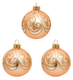 Элита НФШ-1201/2 Набор ел.украшений Шар 3шт «Вуаль» 60 мм