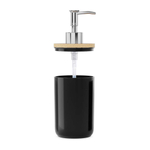 Дозатор для жидкого мыла "Бамбук" (черный)