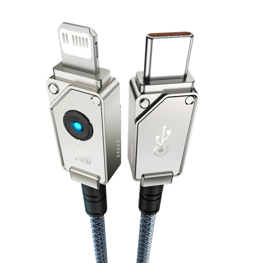 USB-C - Lightning Кабель Baseus Unbreakable Charging+Data 20W 1m - Stellar White
