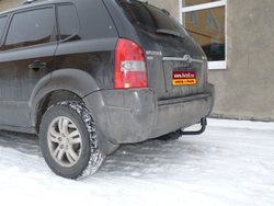 Фаркоп для Kia Sportage SUV 2004-2010гг/Hyundai Tucson 2004-2010гг. (без электрики) (паспорт и сертификат) AvtoS.KI16