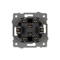 Механизм выключателя двухклавишный проходной SWT-MKP2-PL-GD-V (250V, 10A) (Arlight, -) 049895