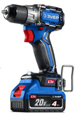 Дрель-шуруповерт аккумуляторная ЗУБР DB-50-42 КОМПАКТ #3 20 B, 50 H·м, 2 АКБ LMS (4 A·ч)