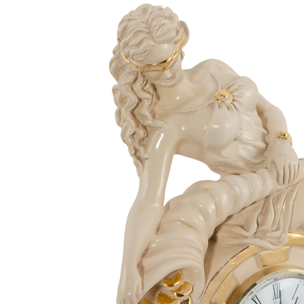 Часы настольные Колесо Фортуны Айвори