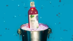 Газированный напиток Абрау Виноград со вкусом Черешни и Винограда, 375 мл