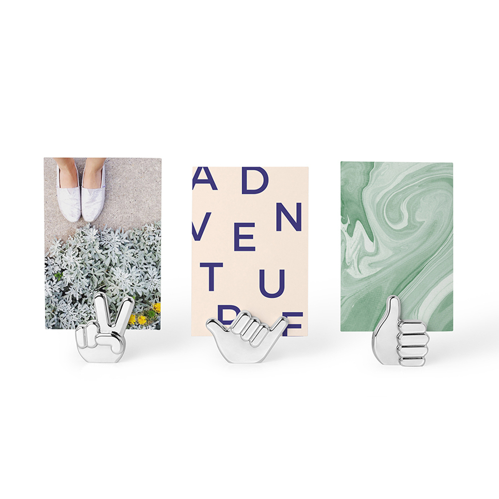 Держатели для фотографий handsup хром