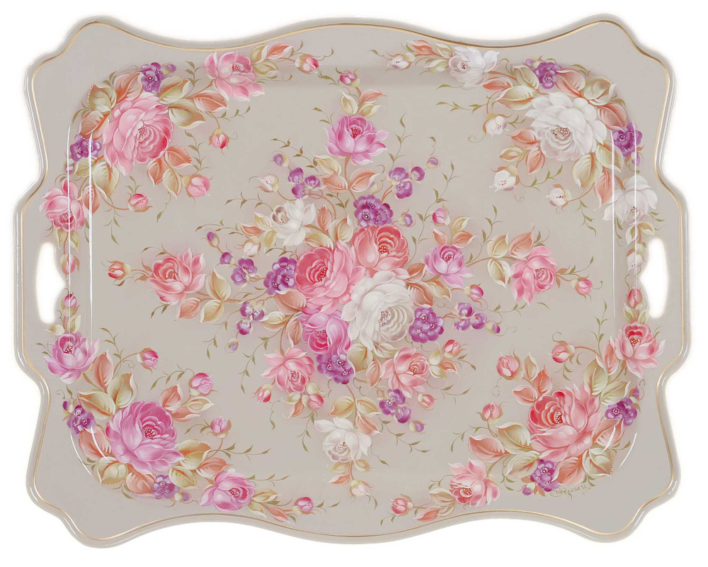 若斯托沃彩绘托盘 A23D2107254