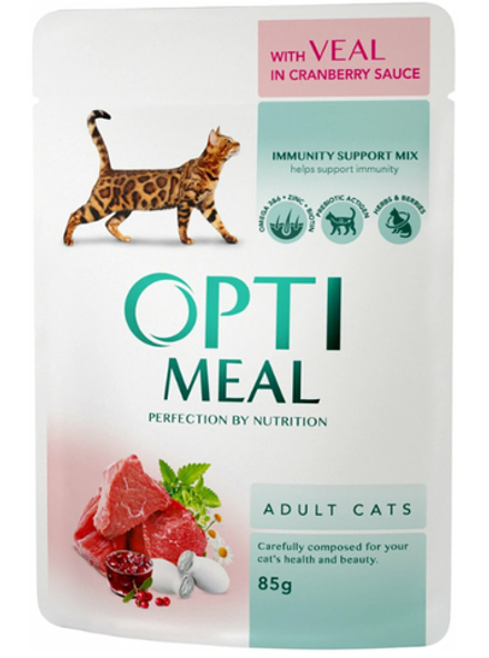 Optimeal Adult Cat Veal